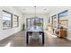 Elegant dining room offering scenic views and a stunning chandelier at 12659 E Shadow Ridge Dr, Scottsdale, AZ 85255