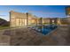Expansive backyard oasis featuring a refreshing pool and relaxing patio at 12659 E Shadow Ridge Dr, Scottsdale, AZ 85255
