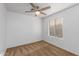 Empty bedroom with ceiling fan and neutral decor at 2115 N San Vincente Dr, Chandler, AZ 85225