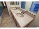 Double sink bathroom vanity with beige countertop at 26053 W Tonopah Dr, Buckeye, AZ 85396