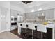 Modern kitchen with stainless steel appliances and an island at 16064 E Ridgestone Dr, Fountain Hills, AZ 85268