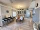 Bright dining room features a built-in hutch and wood table with seating for six at 5201 W Camelback W Rd # D69, Phoenix, AZ 85031