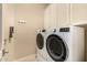 Convenient laundry room with washer and dryer at 10975 E Greenway Rd, Scottsdale, AZ 85255
