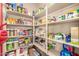 Well-stocked pantry with ample shelving for storage at 10975 E Greenway Rd, Scottsdale, AZ 85255