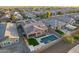 Aerial view showing home, pool, and surrounding neighborhood at 19778 W Lincoln St, Buckeye, AZ 85326