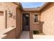 Ornate front entry with a decorative iron gate at 19778 W Lincoln St, Buckeye, AZ 85326