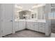Large bathroom with double vanity and modern finishes at 3538 E Hazeltine Way, Queen Creek, AZ 85142