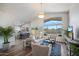 Bright living room with hardwood floors, modern furniture, and open floor plan at 4443 E Thorn Tree Dr, Cave Creek, AZ 85331