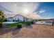 Large backyard oasis with pool and mountain views at 556 W Weld St, San Tan Valley, AZ 85143