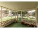 Relaxing screened porch overlooking the backyard at 10801 W Clair Dr, Sun City, AZ 85351