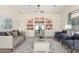 Virtually staged living room featuring a neutral color palette at 14604 N 100Th Pl, Scottsdale, AZ 85260