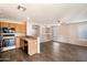 Kitchen with wood cabinets and stainless steel appliances at 23835 N 35Th Dr, Glendale, AZ 85310