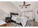 Serene bedroom with king-size bed and access to backyard patio at 2854 E Mallory St, Mesa, AZ 85213