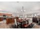 Open kitchen boasts modern appliances and an island with seating at 2854 E Mallory St, Mesa, AZ 85213