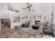 Living room with a view into the kitchen and a comfortable seating area at 2854 E Mallory St, Mesa, AZ 85213