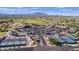 Bird's-eye view of community amenities including tennis and pickleball courts at 4680 E Blue Spruce Ln, Gilbert, AZ 85298