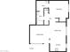 Floor plan showing a one bedroom condo layout at 9439 N 59Th Ave # 241, Glendale, AZ 85302