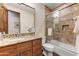 Bathroom with granite vanity and large shower at 9749 N Fireridge Trl, Fountain Hills, AZ 85268
