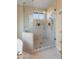Luxurious shower with glass enclosure and modern fixtures at 14414 N 57Th Way, Scottsdale, AZ 85254