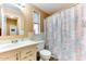 Bathroom with shower/tub combo and vanity at 17200 W Bell Rd # 1740, Surprise, AZ 85374
