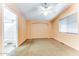 Relaxing bedroom with neutral walls, carpet, and ceiling fan at 17200 W Bell Rd # 1740, Surprise, AZ 85374