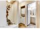 Stackable washer and dryer in a compact laundry room at 17200 W Bell Rd # 1740, Surprise, AZ 85374
