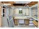 Spacious workshop with built-in shelving and workbench at 17200 W Bell Rd # 1740, Surprise, AZ 85374