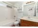 Bathroom with shower/tub combo, vanity, and medicine cabinet at 18617 N 4Th Dr, Phoenix, AZ 85027