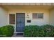 Townhome entrance with grey security door and mailbox at 2449 W Missouri Ave, Phoenix, AZ 85015