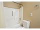 Clean bathroom with shower/tub combo at 2665 W Goldmine Mountain Dr, San Tan Valley, AZ 85144
