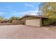 Attached garage with paved driveway at 4531 E Quartz Mountain Rd, Paradise Valley, AZ 85253