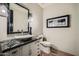 Modern bathroom with granite countertop and updated fixtures at 8300 E Dixileta Dr # 281, Scottsdale, AZ 85266