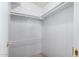 Large walk-in closet with double hanging rods at 205 S Higley Rd # 32, Mesa, AZ 85206