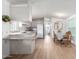 Bright dining area adjacent to the kitchen, perfect for everyday meals at 205 S Higley Rd # 32, Mesa, AZ 85206