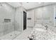 Modern bathroom with double vanity and shower at 7180 E Kierland Blvd # 1007, Scottsdale, AZ 85254