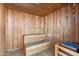 Clean and modern sauna with wooden walls and benches at 7180 E Kierland Blvd # 1007, Scottsdale, AZ 85254