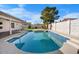 Relaxing kidney-shaped pool in a sunny backyard at 7740 W Calavar Rd, Peoria, AZ 85381