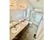 Bathroom with double vanity, shower, and toilet at 9333 E University Dr # 51, Mesa, AZ 85207