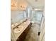 Bathroom with double vanity, shower, and toilet at 9333 E University Dr # 51, Mesa, AZ 85207