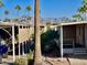 Mobile home exterior with covered patio and mountain views at 9333 E University Dr # 51, Mesa, AZ 85207