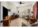 Home office with a desk, chair, and large window with plantation shutters at 15050 N Thompson Peak Pkwy # 2053, Scottsdale, AZ 85260