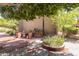 Outdoor grilling area with brick patio and seating at 3031 N Civic Center Plz # 224, Scottsdale, AZ 85251