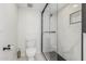 Bathroom with toilet and a walk-in shower at 3031 N Civic Center Plz # 224, Scottsdale, AZ 85251