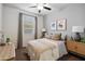 Cozy bedroom with ceiling fan and neutral decor at 40030 W Venture Rd, Maricopa, AZ 85138