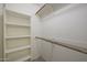 Large walk-in closet with shelving and hanging rods at 604 S Palo Verde Way, Mesa, AZ 85208