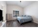 Bright bedroom with ceiling fan and neutral decor at 738 W Jardin Dr, Casa Grande, AZ 85122