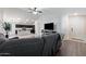 Open concept living room with kitchen view at 738 W Jardin Dr, Casa Grande, AZ 85122