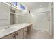 Bathroom with shower, vanity, and tiled floor at 15744 W Clear Canyon Dr, Surprise, AZ 85374