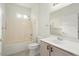 Bathroom with bathtub, shower, and vanity at 15744 W Clear Canyon Dr, Surprise, AZ 85374