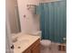 Bathroom with vanity, toilet, and tub shower at 30138 W Roosevelt St, Buckeye, AZ 85396